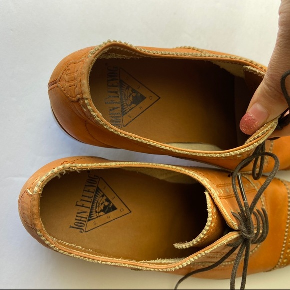 John Fluevog Brandenburg capped toe brogue shoes - Picture 8 of 8